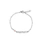 Mama & Rozenkwarts Armband - Zilver